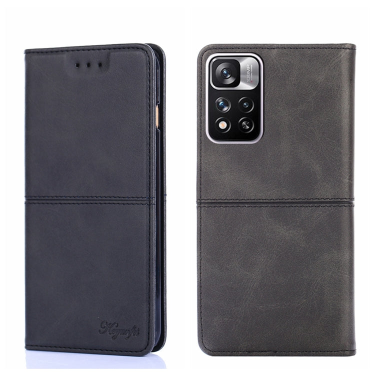 Custodia per telefono in pelle a vibrazione orizzontale magnetica con trama di mucca, For Xiaomi Redmi Note 11 Pro 5G/Redmi Note 11 Pro+ 5G, For Xiaomi Mix 4, For Xiaomi Poco M4 5G, For OnePlus 9RT 5G