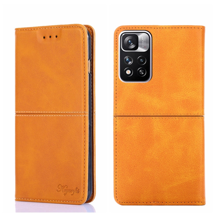 Custodia per telefono in pelle a vibrazione orizzontale magnetica con trama di mucca, For Xiaomi Redmi Note 11 Pro 5G/Redmi Note 11 Pro+ 5G, For Xiaomi Mix 4, For Xiaomi Poco M4 5G, For OnePlus 9RT 5G