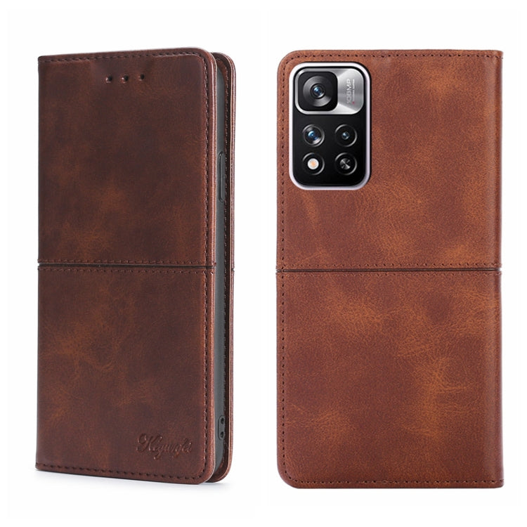 Custodia per telefono in pelle a vibrazione orizzontale magnetica con trama di mucca, For Xiaomi Redmi Note 11 Pro 5G/Redmi Note 11 Pro+ 5G, For Xiaomi Mix 4, For Xiaomi Poco M4 5G, For OnePlus 9RT 5G