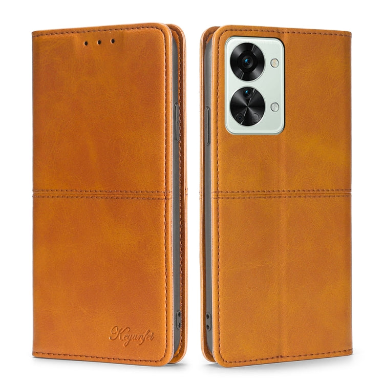 Custodia per telefono in pelle a vibrazione orizzontale magnetica con trama di mucca, For OnePlus Nord 2T, For OnePlus Nord CE 2 Lite 5G, For OnePlus Nord CE 5G, For OnePlus Ace Racing