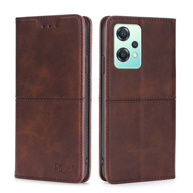 Custodia per telefono in pelle a vibrazione orizzontale magnetica con trama di mucca, For OnePlus Nord 2T, For OnePlus Nord CE 2 Lite 5G, For OnePlus Nord CE 5G, For OnePlus Ace Racing