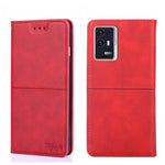 Custodia per telefono in pelle a vibrazione orizzontale magnetica con trama di mucca, For ZTE Axon 30 Pro, For ZTE Libero 5G