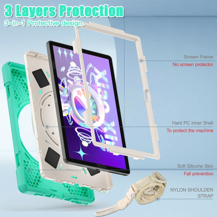 Custodia protettiva per tablet in silicone + PC, For Lenovo Tab M10 Plus 10.6 3rd Gen 2022