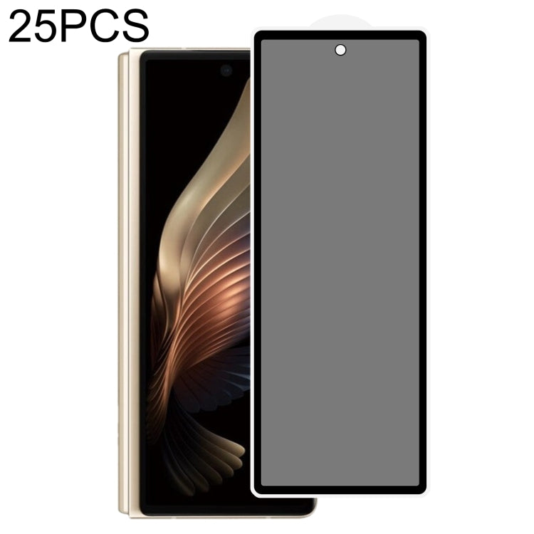 Pellicola in vetro temperato anti-peeping a copertura totale da 25 pezzi, For Samsung W21 5G(25 PCS), For Huawei Mate X2(25 PCS), For Samsung W22 5G(25 PCS), For Samsung Galaxy Z Fold2 5G(25 PCS), For Samsung Galaxy Z Fold3 5G(25 PCS)                  ...