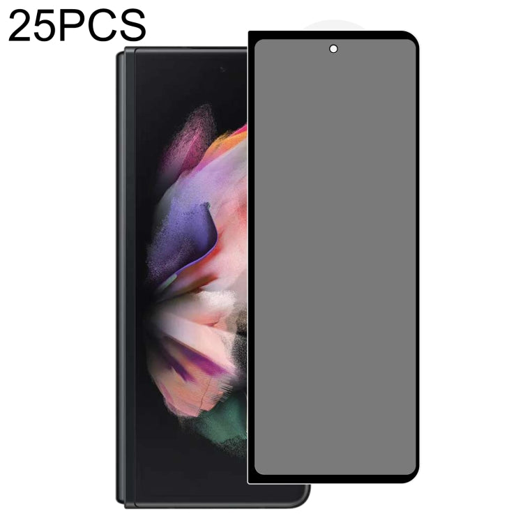 Pellicola in vetro temperato anti-peeping a copertura totale da 25 pezzi, For Samsung W21 5G(25 PCS), For Huawei Mate X2(25 PCS), For Samsung W22 5G(25 PCS), For Samsung Galaxy Z Fold2 5G(25 PCS), For Samsung Galaxy Z Fold3 5G(25 PCS)                  ...