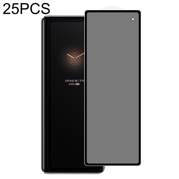 Pellicola in vetro temperato anti-peeping a copertura totale da 25 pezzi, For Samsung W21 5G(25 PCS), For Huawei Mate X2(25 PCS), For Samsung W22 5G(25 PCS), For Samsung Galaxy Z Fold2 5G(25 PCS), For Samsung Galaxy Z Fold3 5G(25 PCS)                  ...
