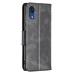 Cassa del telefono in pelle di pelle di agnello retrò, For Samsung Galaxy A03 Core