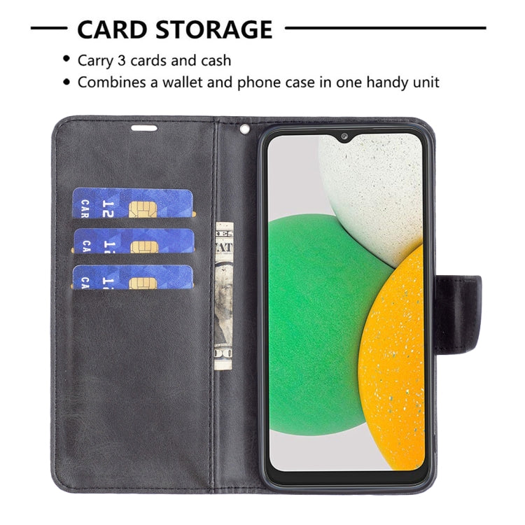 Cassa del telefono in pelle di pelle di agnello retrò, For Samsung Galaxy A03 Core