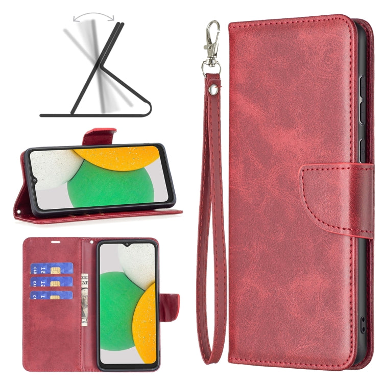 Cassa del telefono in pelle di pelle di agnello retrò, For Samsung Galaxy A03 Core