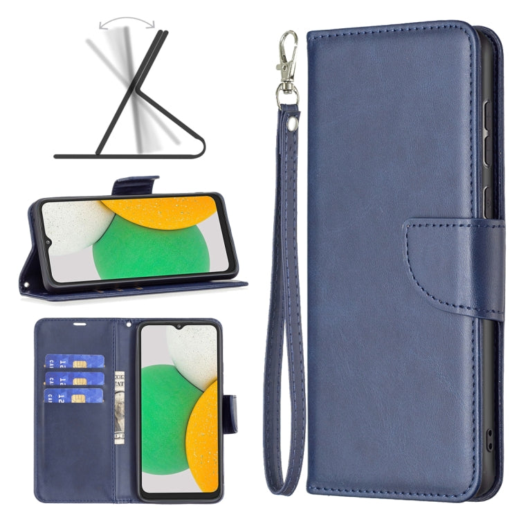 Cassa del telefono in pelle di pelle di agnello retrò, For Samsung Galaxy A03 Core