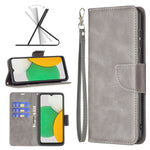 Cassa del telefono in pelle di pelle di agnello retrò, For Samsung Galaxy A03 Core