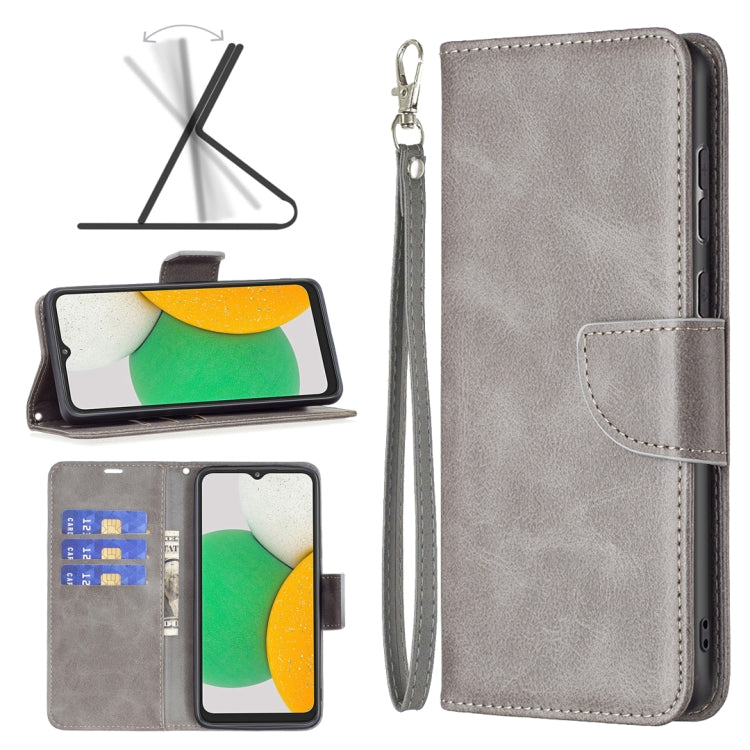 Cassa del telefono in pelle di pelle di agnello retrò, For Samsung Galaxy A03 Core