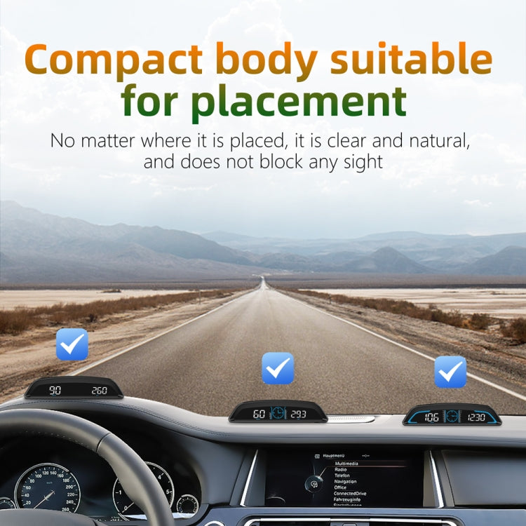 Contachilometri allarme velocità GPS HD HUD da 5,5 pollici per auto G3, G3