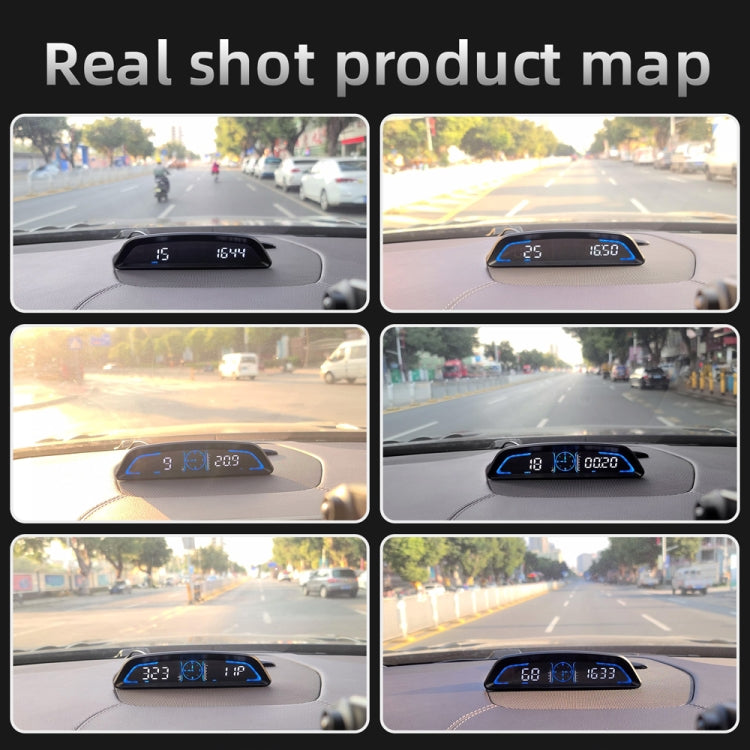 Contachilometri allarme velocità GPS HD HUD da 5,5 pollici per auto G3, G3