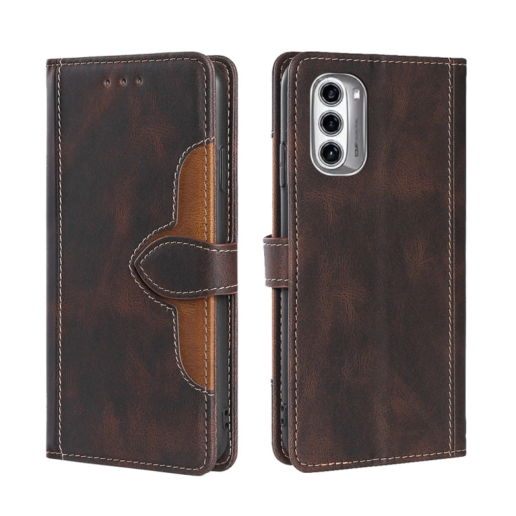 Custodia per telefono in pelle con fibbia magnetica Skin Feel, For Motorola Moto G52 4G / G82 5G, For vivo S15 Pro 5G, For Motorola Moto G52j 5G, For vivo S15e 5G /  T1 Snapdragon 778G, For vivo Y15s Global, For Nokia C21
