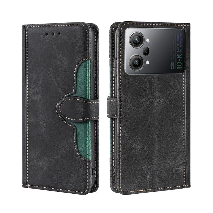 Custodia per telefono in pelle con fibbia magnetica Skin Feel, For OPPO K10 Pro 5G, For Honor X7 4G, For OPPO Reno8 5G, For Samsung Galaxy A22 5G Japan, For OPPO Reno8 Pro 5G, For Xiaomi Redmi Note 11T Pro / Pro Plus 5G