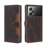 Custodia per telefono in pelle con fibbia magnetica Skin Feel, For OPPO K10 Pro 5G, For Honor X7 4G, For OPPO Reno8 5G, For Samsung Galaxy A22 5G Japan, For OPPO Reno8 Pro 5G, For Xiaomi Redmi Note 11T Pro / Pro Plus 5G