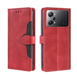 Custodia per telefono in pelle con fibbia magnetica Skin Feel, For OPPO K10 Pro 5G, For Honor X7 4G, For OPPO Reno8 5G, For Samsung Galaxy A22 5G Japan, For OPPO Reno8 Pro 5G, For Xiaomi Redmi Note 11T Pro / Pro Plus 5G