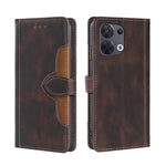 Custodia per telefono in pelle con fibbia magnetica Skin Feel, For OPPO K10 Pro 5G, For Honor X7 4G, For OPPO Reno8 5G, For Samsung Galaxy A22 5G Japan, For OPPO Reno8 Pro 5G, For Xiaomi Redmi Note 11T Pro / Pro Plus 5G