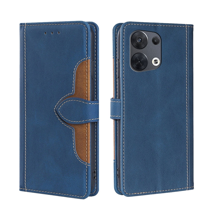 Custodia per telefono in pelle con fibbia magnetica Skin Feel, For OPPO K10 Pro 5G, For Honor X7 4G, For OPPO Reno8 5G, For Samsung Galaxy A22 5G Japan, For OPPO Reno8 Pro 5G, For Xiaomi Redmi Note 11T Pro / Pro Plus 5G