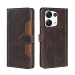 Custodia per telefono in pelle con fibbia magnetica Skin Feel, For OPPO Reno8 Pro Plus 5G, For Xiaomi Redmi Note 11 Pro 5G / Pro Plus 5G, For Xiaomi 12 Lite, For Xiaomi Mi Mix 4, For Xiaomi Poco M4 5G