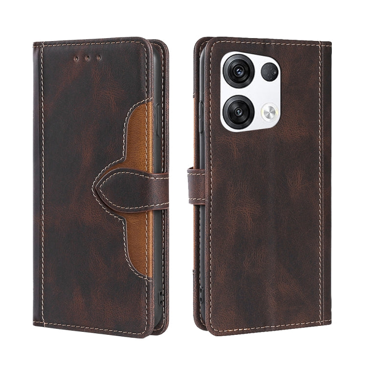 Custodia per telefono in pelle con fibbia magnetica Skin Feel, For OPPO Reno8 Pro Plus 5G, For Xiaomi Redmi Note 11 Pro 5G / Pro Plus 5G, For Xiaomi 12 Lite, For Xiaomi Mi Mix 4, For Xiaomi Poco M4 5G