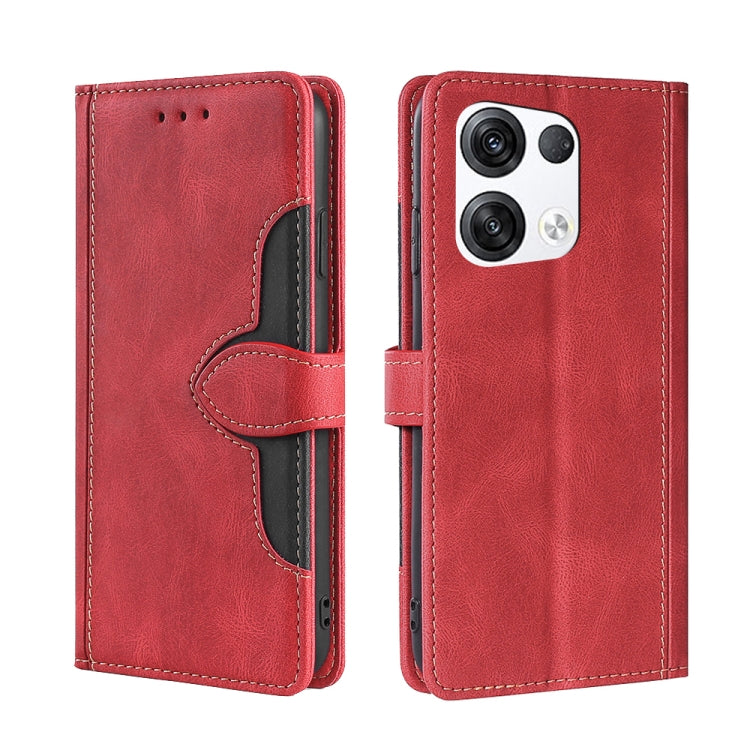 Custodia per telefono in pelle con fibbia magnetica Skin Feel, For OPPO Reno8 Pro Plus 5G, For Xiaomi Redmi Note 11 Pro 5G / Pro Plus 5G, For Xiaomi 12 Lite, For Xiaomi Mi Mix 4, For Xiaomi Poco M4 5G
