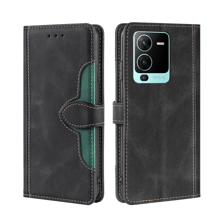 Custodia per telefono in pelle con fibbia magnetica Skin Feel, For Motorola Moto G52 4G / G82 5G, For vivo S15 Pro 5G, For Motorola Moto G52j 5G, For vivo S15e 5G /  T1 Snapdragon 778G, For vivo Y15s Global, For Nokia C21