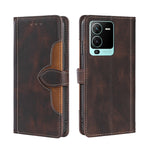 Custodia per telefono in pelle con fibbia magnetica Skin Feel, For Motorola Moto G52 4G / G82 5G, For vivo S15 Pro 5G, For Motorola Moto G52j 5G, For vivo S15e 5G /  T1 Snapdragon 778G, For vivo Y15s Global, For Nokia C21