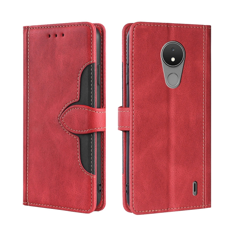 Custodia per telefono in pelle con fibbia magnetica Skin Feel, For Motorola Moto G52 4G / G82 5G, For vivo S15 Pro 5G, For Motorola Moto G52j 5G, For vivo S15e 5G /  T1 Snapdragon 778G, For vivo Y15s Global, For Nokia C21