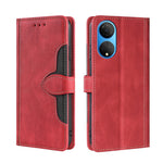 Custodia per telefono in pelle con fibbia magnetica Skin Feel, For OPPO K10 Pro 5G, For Honor X7 4G, For OPPO Reno8 5G, For Samsung Galaxy A22 5G Japan, For OPPO Reno8 Pro 5G, For Xiaomi Redmi Note 11T Pro / Pro Plus 5G