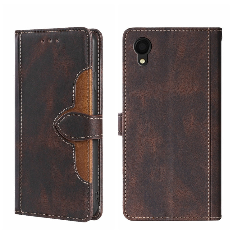 Custodia per telefono in pelle con fibbia magnetica Skin Feel, For OPPO K10 Pro 5G, For Honor X7 4G, For OPPO Reno8 5G, For Samsung Galaxy A22 5G Japan, For OPPO Reno8 Pro 5G, For Xiaomi Redmi Note 11T Pro / Pro Plus 5G