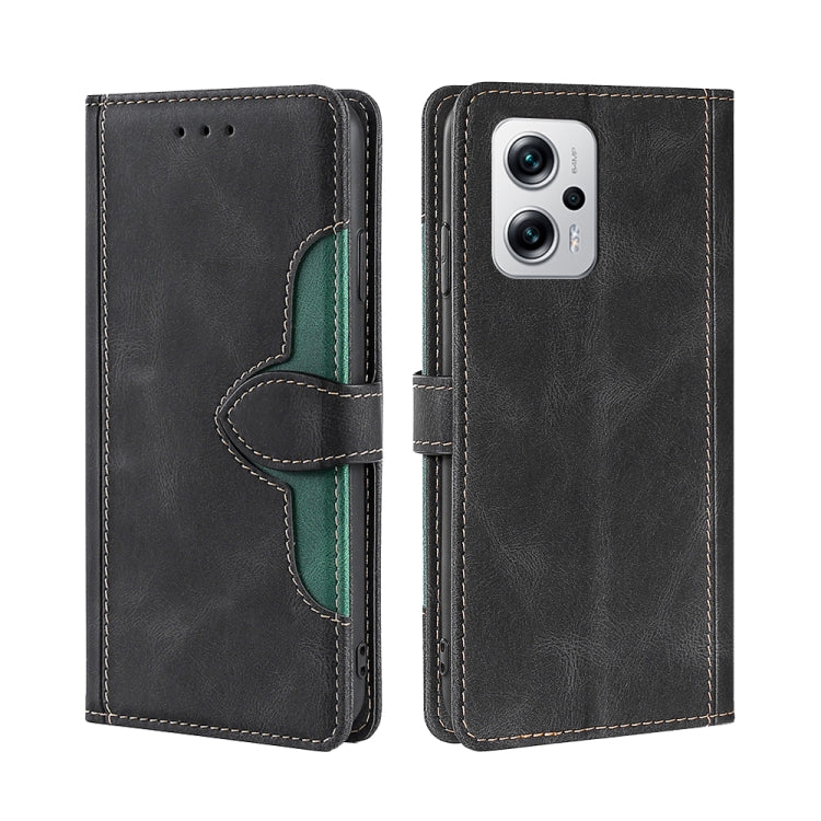 Custodia per telefono in pelle con fibbia magnetica Skin Feel, For OPPO K10 Pro 5G, For Honor X7 4G, For OPPO Reno8 5G, For Samsung Galaxy A22 5G Japan, For OPPO Reno8 Pro 5G, For Xiaomi Redmi Note 11T Pro / Pro Plus 5G