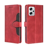 Custodia per telefono in pelle con fibbia magnetica Skin Feel, For OPPO K10 Pro 5G, For Honor X7 4G, For OPPO Reno8 5G, For Samsung Galaxy A22 5G Japan, For OPPO Reno8 Pro 5G, For Xiaomi Redmi Note 11T Pro / Pro Plus 5G