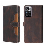 Custodia per telefono in pelle con fibbia magnetica Skin Feel, For OPPO Reno8 Pro Plus 5G, For Xiaomi Redmi Note 11 Pro 5G / Pro Plus 5G, For Xiaomi 12 Lite, For Xiaomi Mi Mix 4, For Xiaomi Poco M4 5G