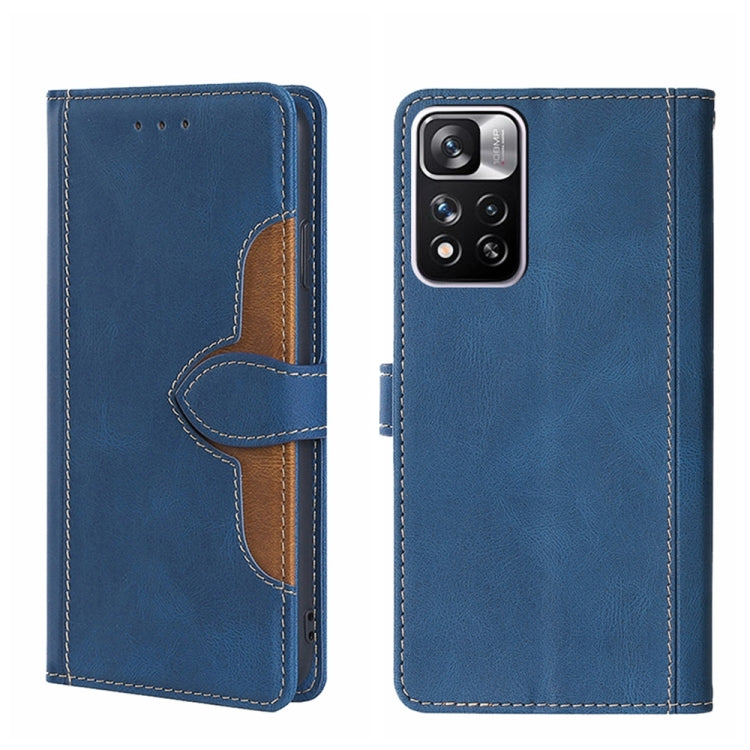 Custodia per telefono in pelle con fibbia magnetica Skin Feel, For OPPO Reno8 Pro Plus 5G, For Xiaomi Redmi Note 11 Pro 5G / Pro Plus 5G, For Xiaomi 12 Lite, For Xiaomi Mi Mix 4, For Xiaomi Poco M4 5G