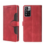 Custodia per telefono in pelle con fibbia magnetica Skin Feel, For OPPO Reno8 Pro Plus 5G, For Xiaomi Redmi Note 11 Pro 5G / Pro Plus 5G, For Xiaomi 12 Lite, For Xiaomi Mi Mix 4, For Xiaomi Poco M4 5G