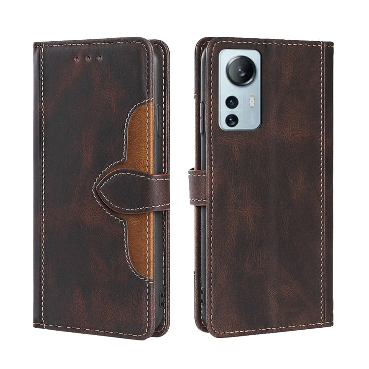Custodia per telefono in pelle con fibbia magnetica Skin Feel, For OPPO Reno8 Pro Plus 5G, For Xiaomi Redmi Note 11 Pro 5G / Pro Plus 5G, For Xiaomi 12 Lite, For Xiaomi Mi Mix 4, For Xiaomi Poco M4 5G