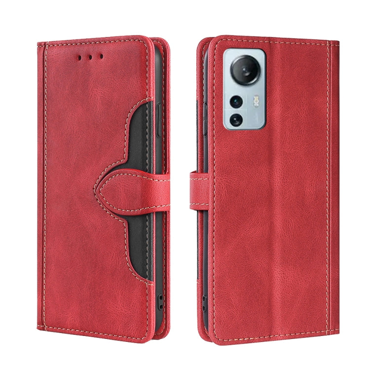 Custodia per telefono in pelle con fibbia magnetica Skin Feel, For OPPO Reno8 Pro Plus 5G, For Xiaomi Redmi Note 11 Pro 5G / Pro Plus 5G, For Xiaomi 12 Lite, For Xiaomi Mi Mix 4, For Xiaomi Poco M4 5G