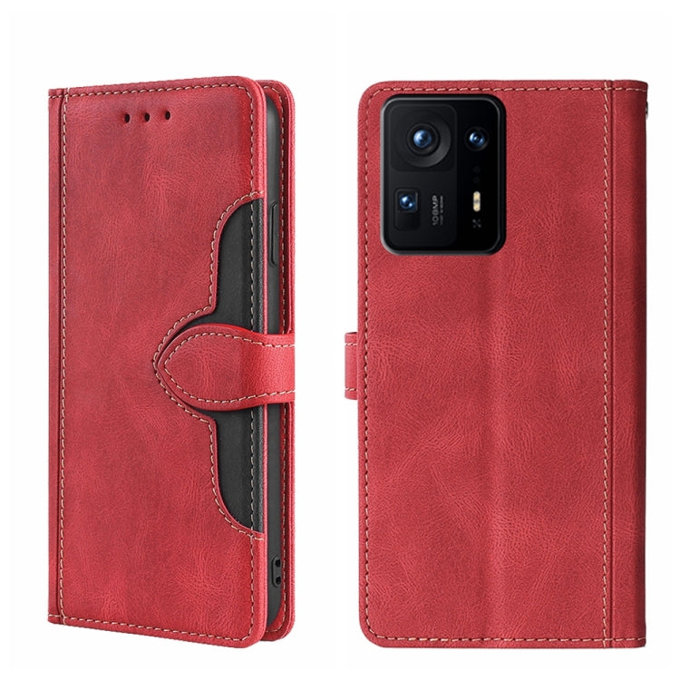 Custodia per telefono in pelle con fibbia magnetica Skin Feel, For OPPO Reno8 Pro Plus 5G, For Xiaomi Redmi Note 11 Pro 5G / Pro Plus 5G, For Xiaomi 12 Lite, For Xiaomi Mi Mix 4, For Xiaomi Poco M4 5G