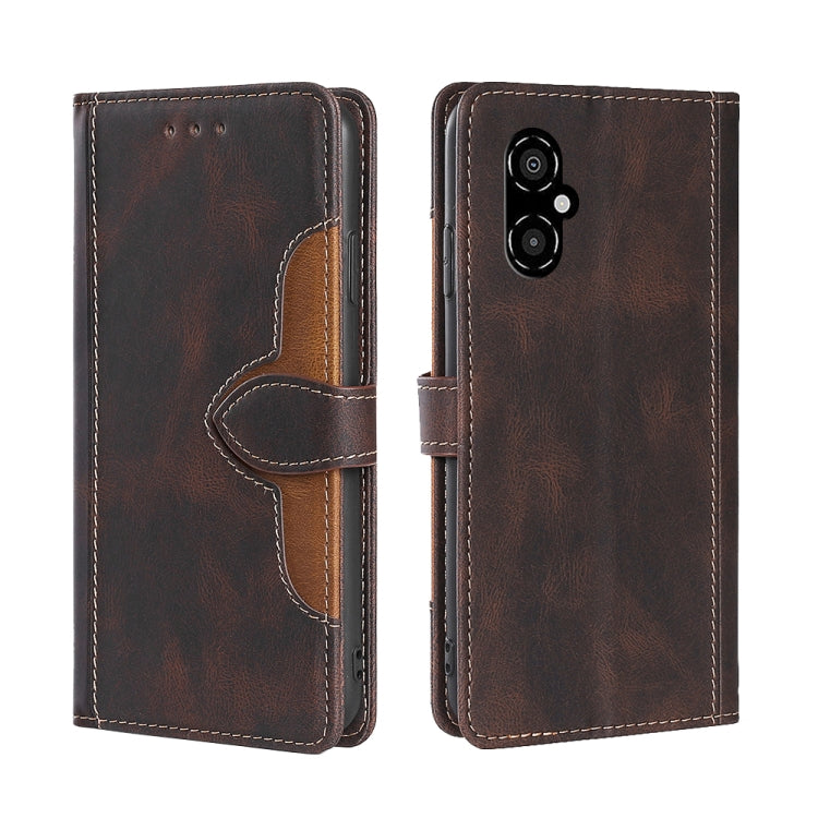 Custodia per telefono in pelle con fibbia magnetica Skin Feel, For OPPO Reno8 Pro Plus 5G, For Xiaomi Redmi Note 11 Pro 5G / Pro Plus 5G, For Xiaomi 12 Lite, For Xiaomi Mi Mix 4, For Xiaomi Poco M4 5G