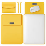 Borsa per computer in pelle leggera e portatile 4 in 1, 11/12 inches, 13/14 inches, 15.4/15.6/16.1 inches
