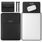 Borsa per computer in pelle leggera e portatile 4 in 1, 11/12 inches, 13/14 inches, 15.4/15.6/16.1 inches