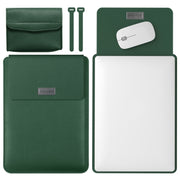 Borsa per computer in pelle leggera e portatile 4 in 1, 11/12 inches, 13/14 inches, 15.4/15.6/16.1 inches
