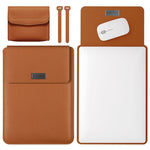 Borsa per computer in pelle leggera e portatile 4 in 1, 11/12 inches, 13/14 inches, 15.4/15.6/16.1 inches