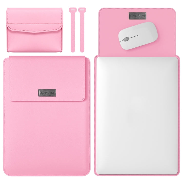 Borsa per computer in pelle leggera e portatile 4 in 1, 11/12 inches, 13/14 inches, 15.4/15.6/16.1 inches