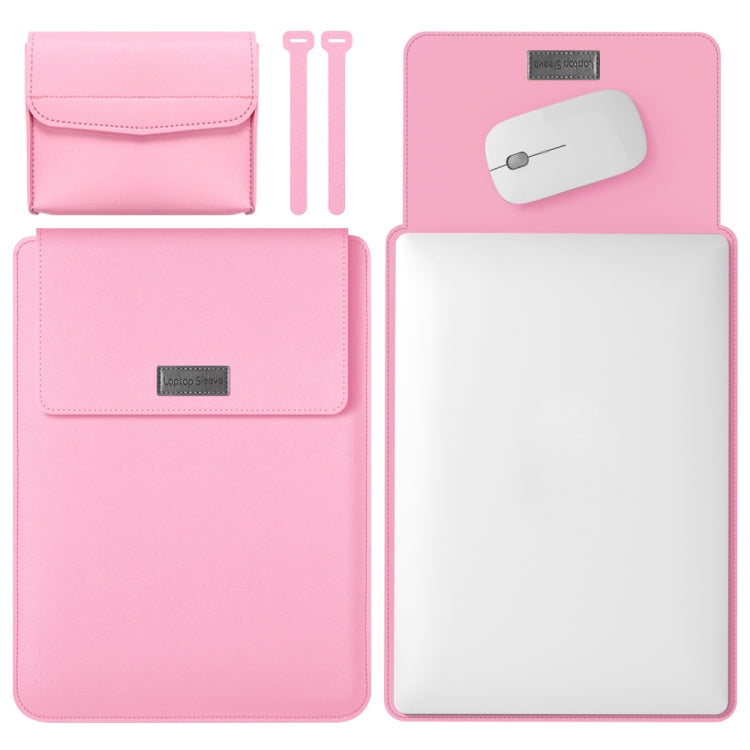 Borsa per computer in pelle leggera e portatile 4 in 1, 11/12 inches, 13/14 inches, 15.4/15.6/16.1 inches