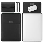 Borsa per computer in pelle leggera e portatile 4 in 1, 11/12 inches, 13/14 inches, 15.4/15.6/16.1 inches