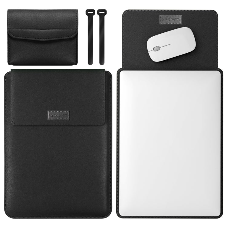 Borsa per computer in pelle leggera e portatile 4 in 1, 11/12 inches, 13/14 inches, 15.4/15.6/16.1 inches