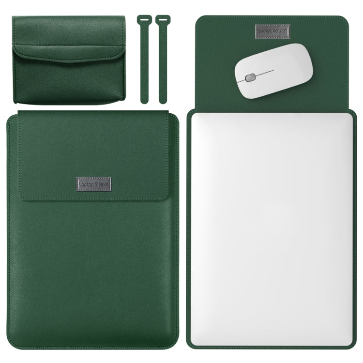 Borsa per computer in pelle leggera e portatile 4 in 1, 11/12 inches, 13/14 inches, 15.4/15.6/16.1 inches